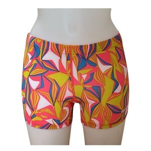 REEBOK Women’s Yoga Shorts Size S Abstract Stretchy